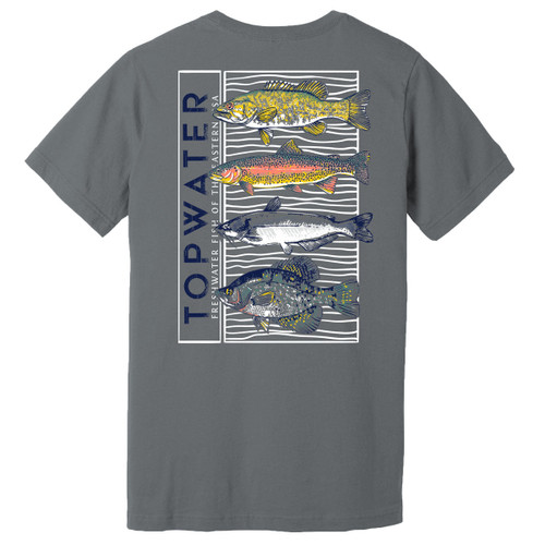 TOPWATER FRESHWATER FISH T-SHIRT STORM