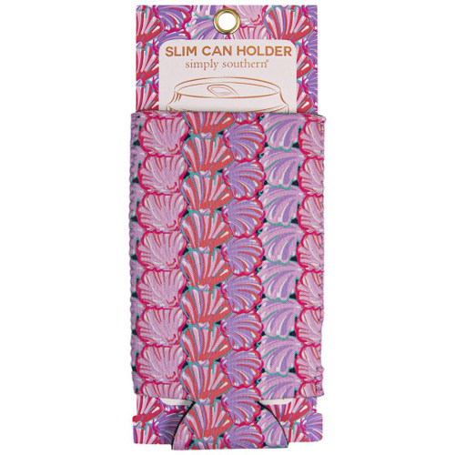 SIMPLY SOUTHERN SLIM CAN HOLDER SCALLOP