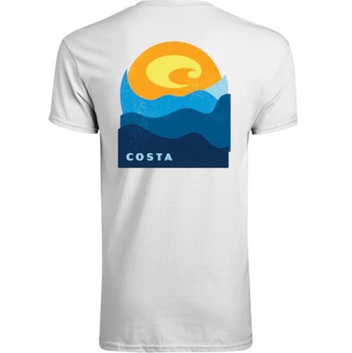 COSTA PATCHWORK WAVES T-SHIRT WHITE