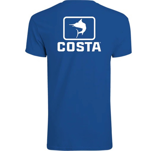 COSTA EMBLEM T-SHIRT ROYAL BLUE