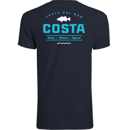 COSTA TOPWATER T-SHIRT NAVY