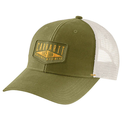 CARHARTT WORKWEAR PATCH HAT TRUE OLIVE