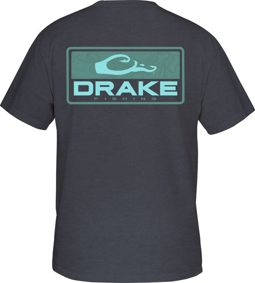 DRAKE FAT STRAP CLUB T-SHIRT GRAPHITE HEATHER - Pee Dee Outfitters