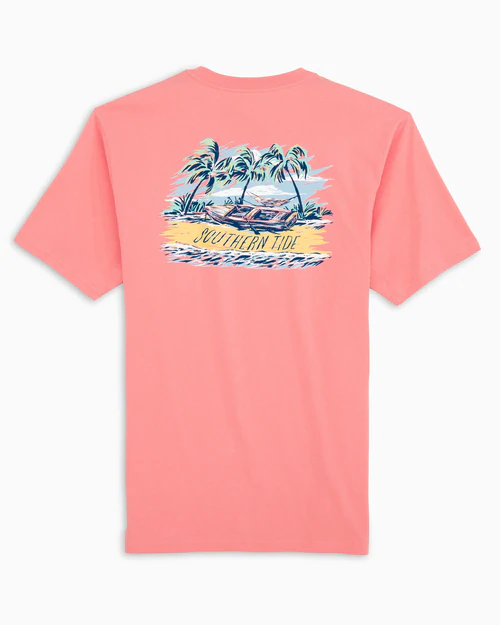 SOUTHERN TIDE CASTAWAY T-SHIRT CITRUS PUNCH