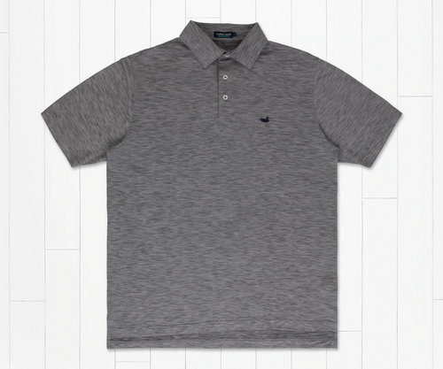 SOUTHERN MARSH MARATHON PERF POLO MIDNIGHT GRAY