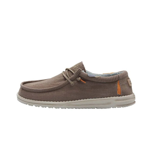 HEY DUDE WALLY WASHED SHOE WALNUT