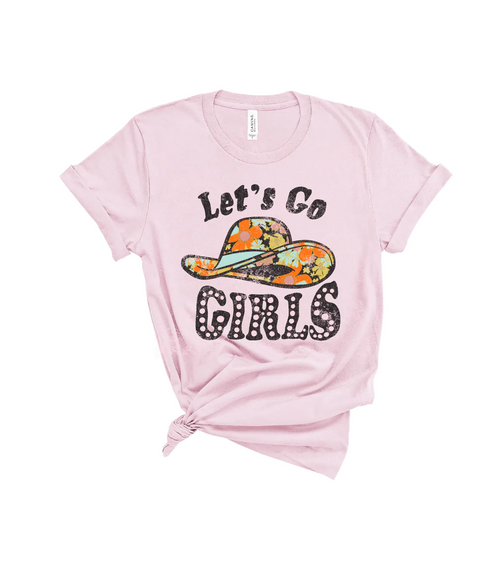FIREFLY ORIGINALS LET'S GO GIRLS T-SHIRT SOFT PINK