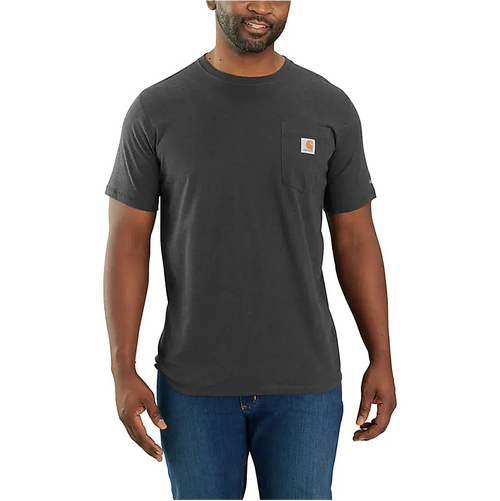 CARHARTT FORCE POCKET T-SHIRT CARBON HEATHER