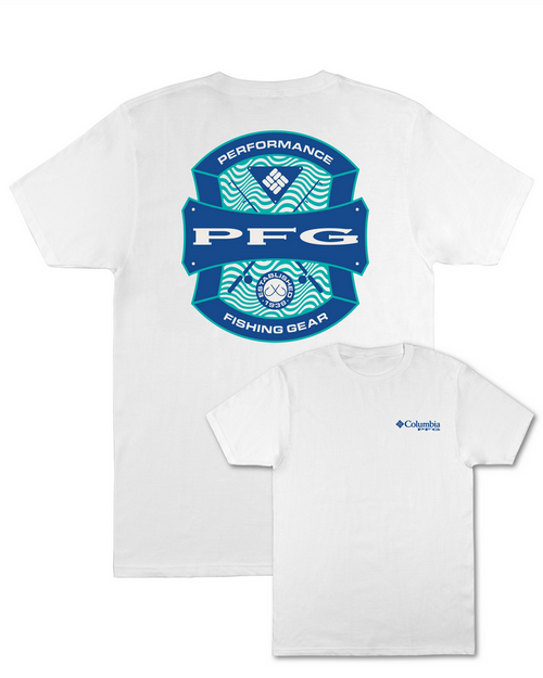 COLUMBIA PFG HULL T-SHIRT WHITE