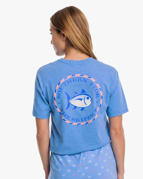 SOUTHERN TIDE ORIGINAL CIRCLE SKIPJACK T-SHIRT BOAT BLUE