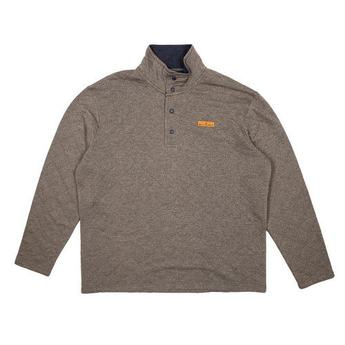 SIMPLY SOUTHERN MEN'S FOREST QUILTED PULLOVER FOREST