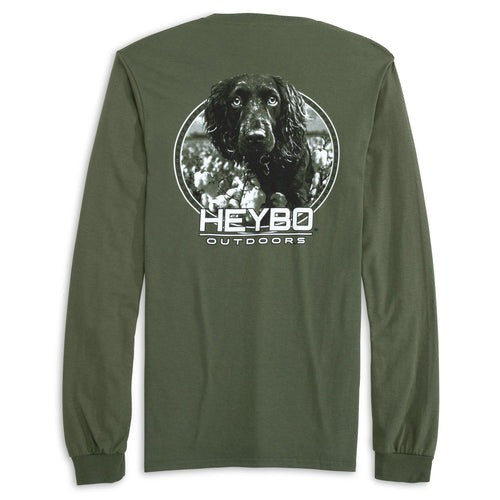 HEYBO BOYKIN LS T-SHIRT MOSS