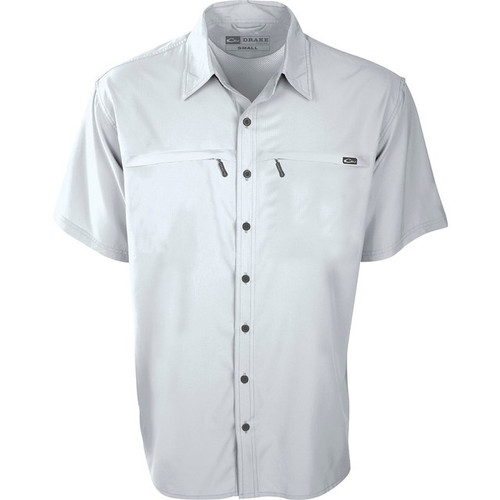 DRAKE TOWN LAKE SHIRT BRIGHT WHITE