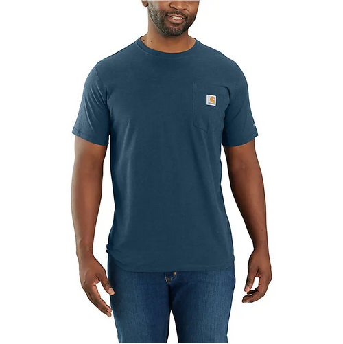 FORCE GRAPHIC LOGO T-SHIRT LT HURON HEATHER