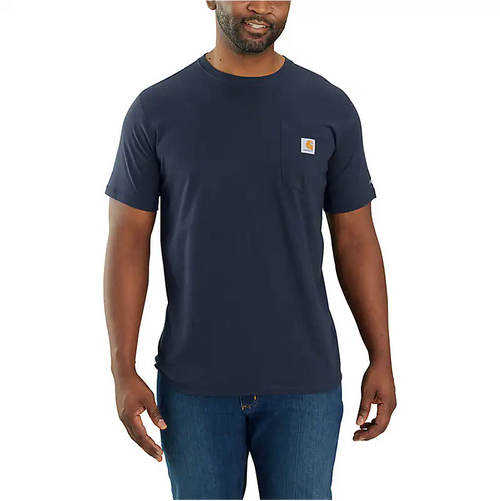 CARHARTT FORCE POCKET T-SHIRT NAVY