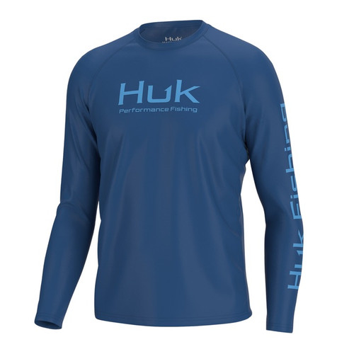 HUK PURSUIT VENTED LS T-SHIRT SET SAIL