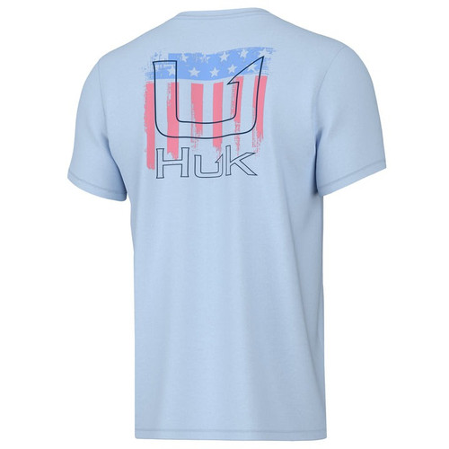 HUK YOUTH SALUTE T-SHIRT ICE WATER - Pee Dee Outfitters