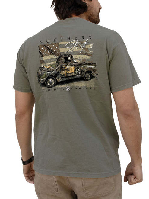 SOUTHERN STRUT CAMO TRUCK T-SHIRT SANDSTONE