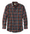 L.L. BEAN MENS LONGSLEEVE FLANNEL SHIRT GREY STEWART