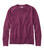 L.L. BEAN WOMEN COTTON/CASHMERE SWEATER MUTED PLUM HEATHER