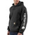 CARHARTT MW LOGO SLEEVE HOODIE BLACK