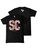 SIMPLY SOUTHERN CAMO STATE SC FRONTPRINT T-SHIRT BLACK
