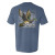 SOUTHERN FRIED COTTON WOODY T-SHIRT BLUE JEAN