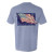 SOUTHERN FRIED COTTON LAND OF THE FREE T-SHIRT ICE BLUE