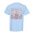 SOUTHERN FRIED COTTON PEACE LOVE & COWBOYS T-SHIRT HYDRANGEA