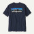 PATAGONIA MENS NEW NAVY P-6 LOGO RESPONSIBILI-TEE