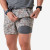 BURLEBO CLASSIC DEER CAMO 5.5" ATHLETIC SHORT CLASSIC DEER CAMO / GREY