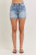 JUDY BLUE HIGH WAISTED SLIM BASIC DENIM SHORTS MEDIUM WASH