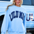 LULU MAC POLKA DOT SWEATSHIRT LIGHT BLUE/NAVY