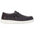 HEY DUDE WALLY STRETCH BLK/WHT SHOE