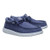 HEY DUDE WALLY STRETCH JERSEY NAVY SHOE