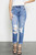 KANCAN HIGH RISE MOM JEAN MEDIUM DENIM