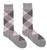 SIMPLY SOUTHERN GRAY ARGYLE SOCK