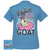 GIRLIE GIRL FLOATS YOUR GOAT T-SHIRT SAPPHIRE