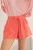 HYFVE  GAUZE TIE SHORTS CORAL
