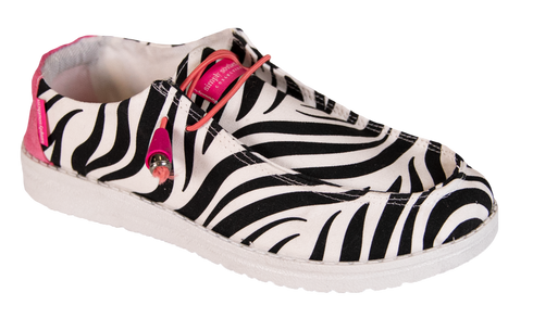 zebra slip on shoes