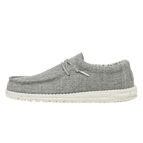 HEY DUDE WALLY ECO SHOE LINEN IRON - Pee Dee Outfitters display picture 1