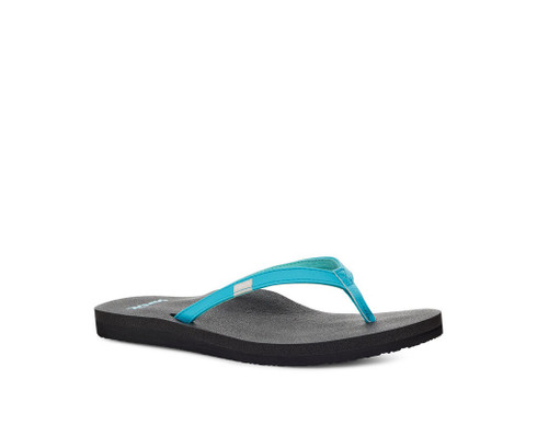 Sanuk Damen Yoga Joy II Flipflops – Mit Yogamatten-Fußbett, Vegan, Bequem Für Den Alltag