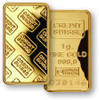 1 gram (999.9 pure) Gold Bar