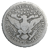 Barber Quarter (1892-1916 ) Good Condition