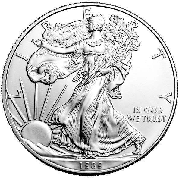 1989 American Silver Eagle - Currency and Coin