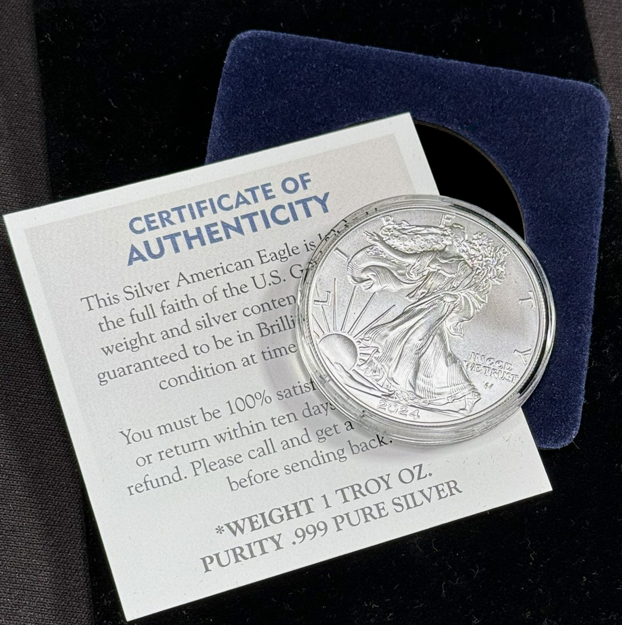 2024 American Silver Eagle - Currency and Coin