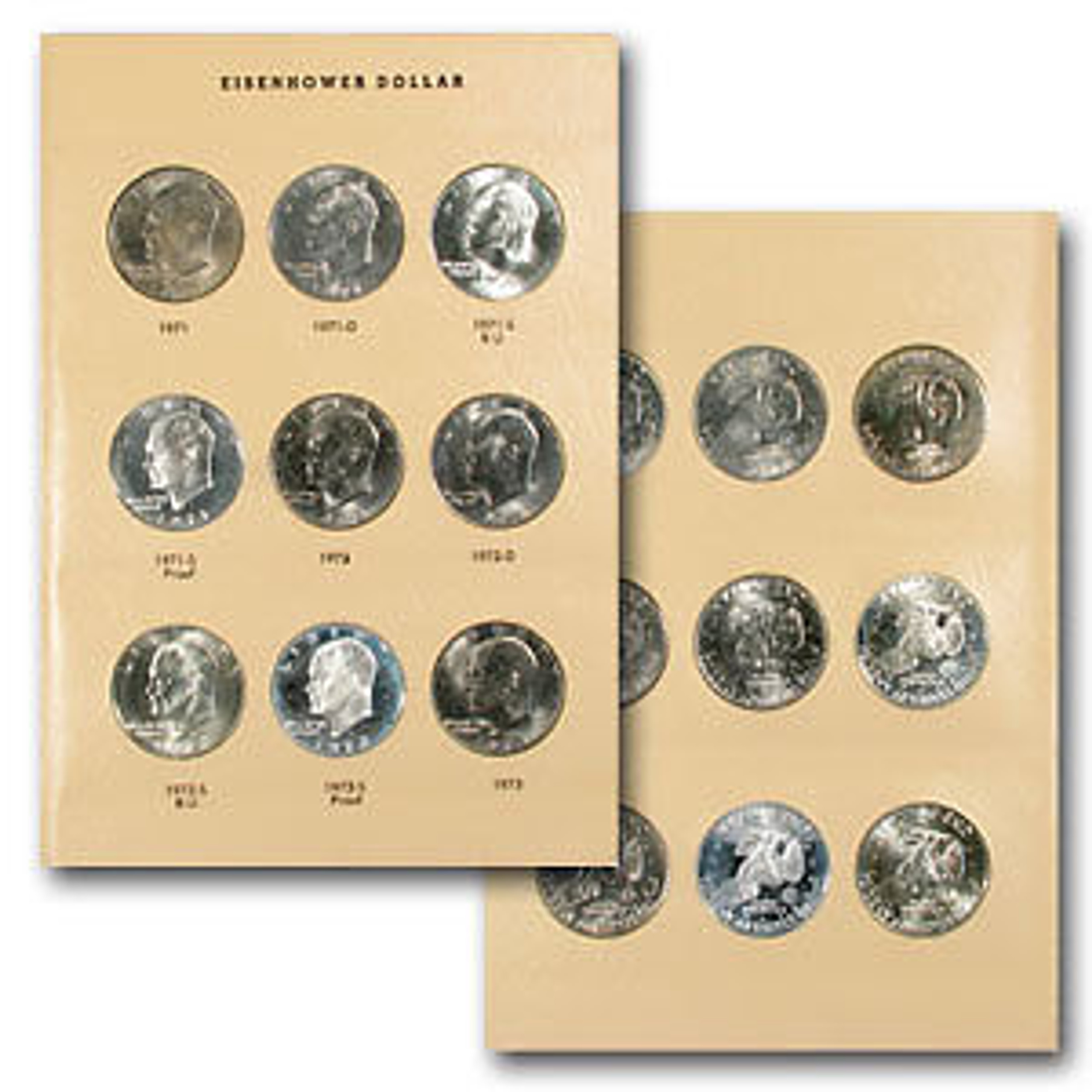 Eisenhower Dollar Complete Set 32 Coins Currency and Coin