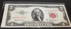 $2 Note Red Seal Series 1963 - Currency and Coin