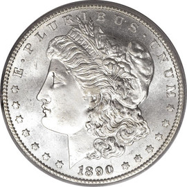 1890 Morgan Silver Dollar