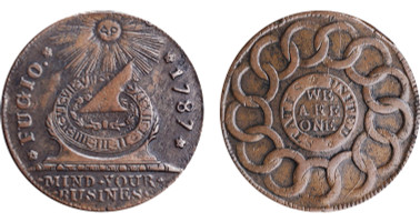 The first coin of the United States